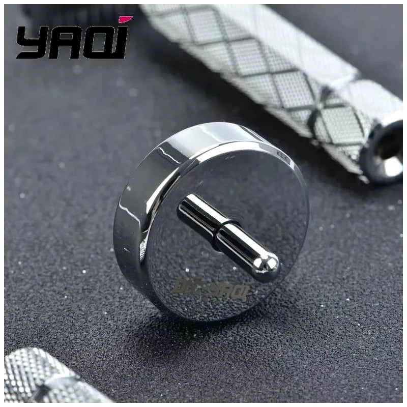 YAQI Matte Chrome Safety Razor Stand – Aluminum Men's Shaving