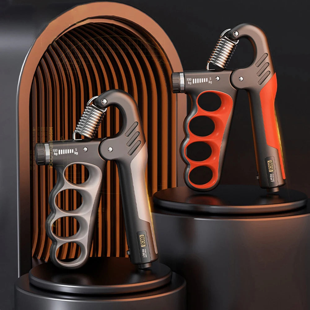 Adjustable 5-100KG Hand Grip Strengthener with Counter | VIBE