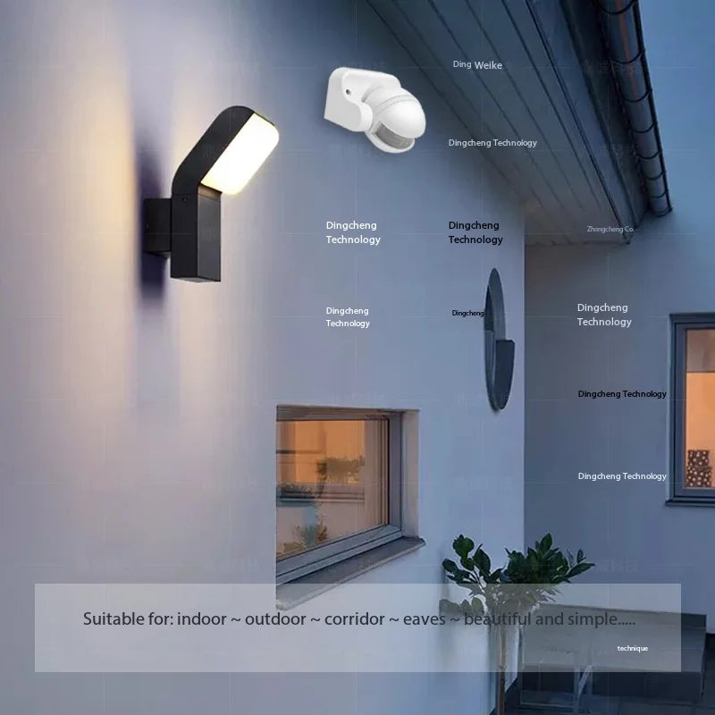 Outdoor PIR Motion Sensor Light Switch 220V IP44 180°
