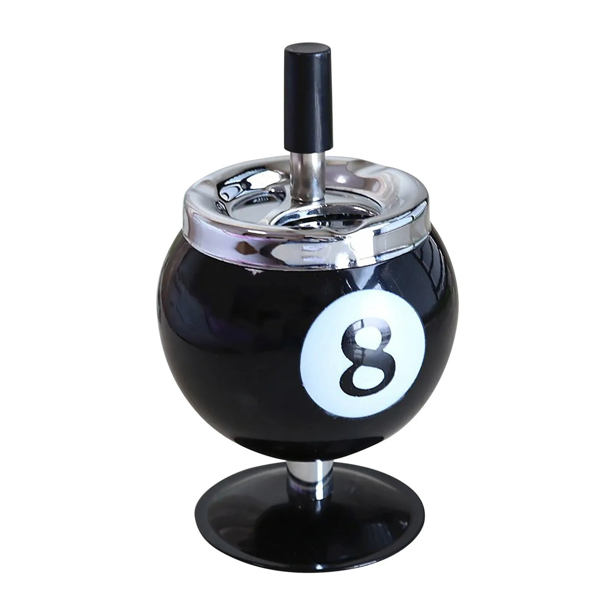 VIBE Billiard Ashtray with Lid – Windproof Metal Cigar Ashtray