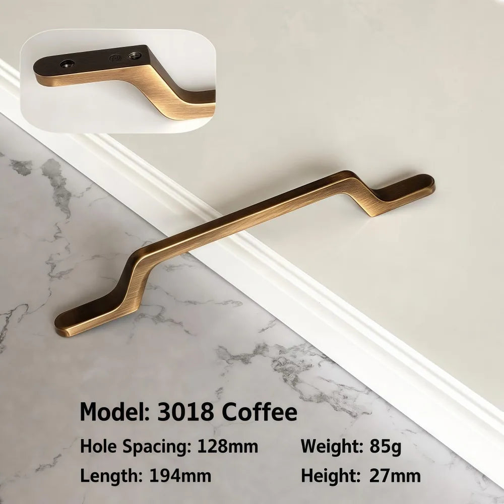 Zinc Alloy Retro Long Bar Cabinet Pull Handle – Anti-Rust