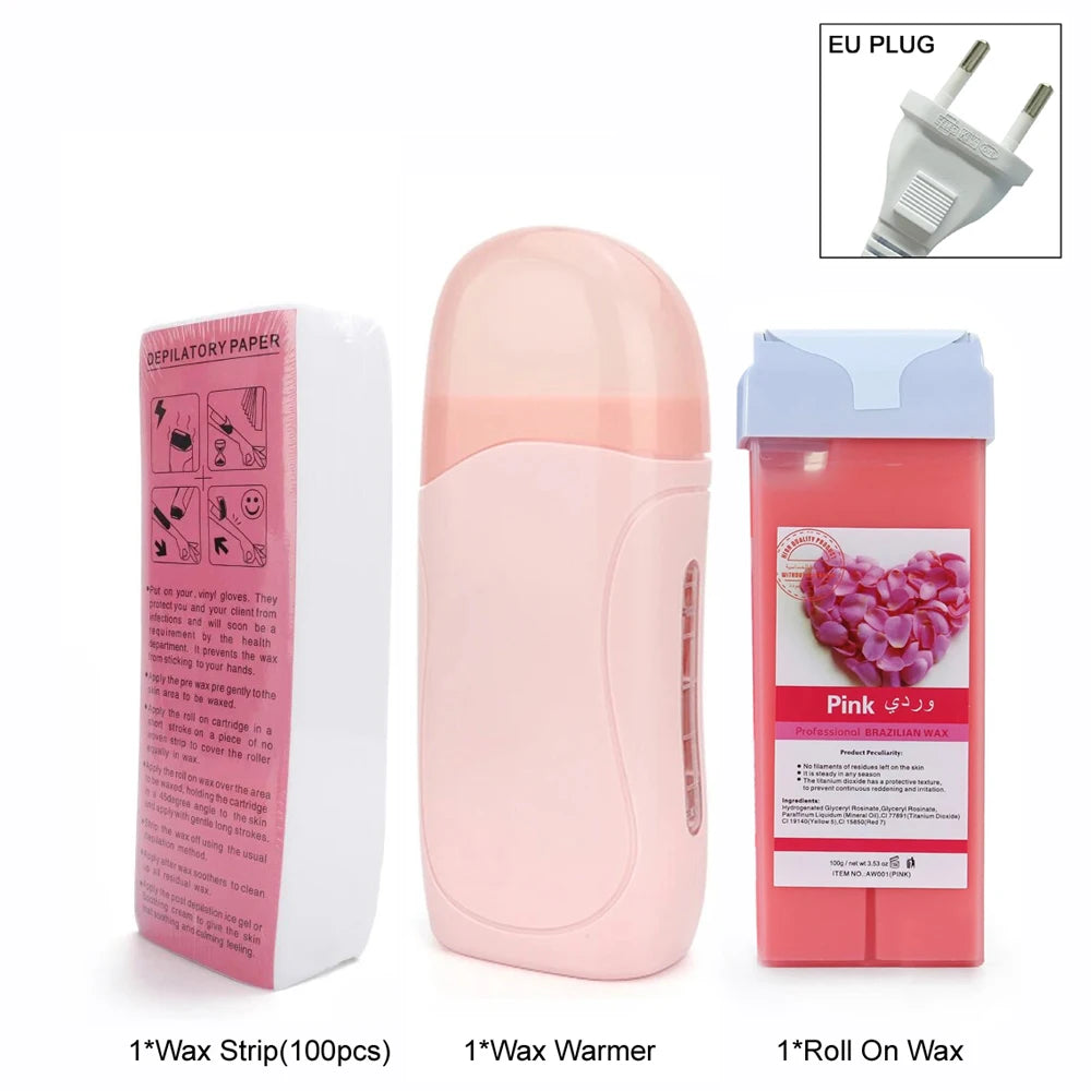 Unisex Roll-On Wax Heater Kit – Hot Cartridge Warmer Set