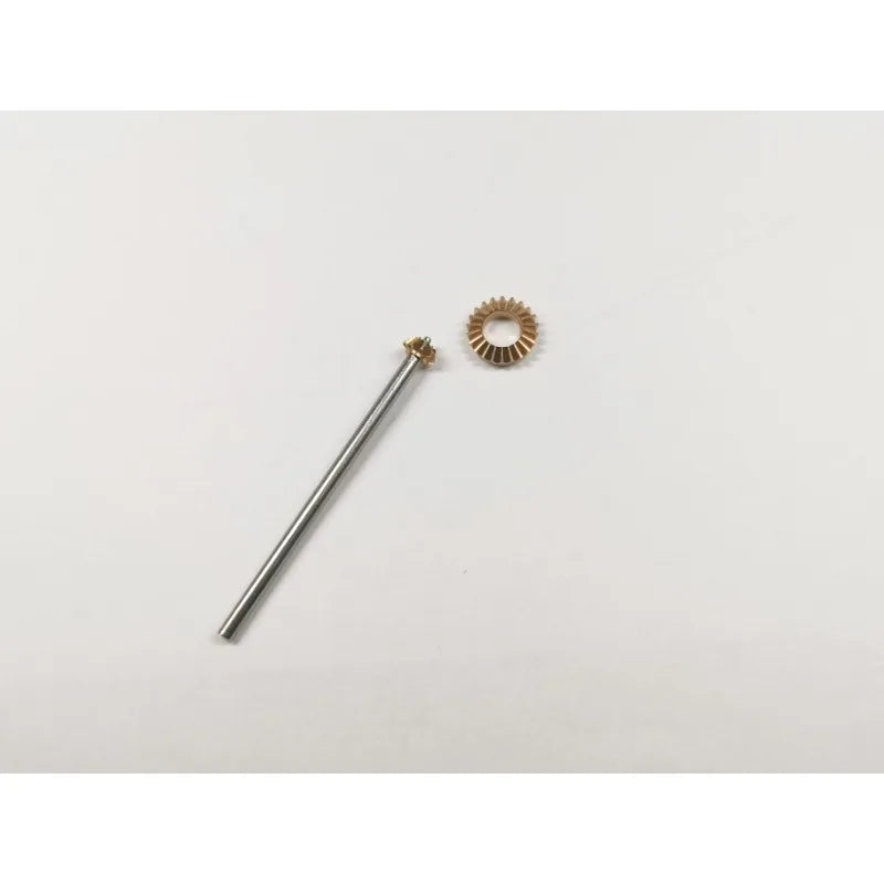 0.4 Module 90° Bevel Gear Set 10T/22T 1:2 Ratio – DIY Model