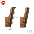 L-Shape Wood Wall Hook – Coat Hat Key Entryway Hanger