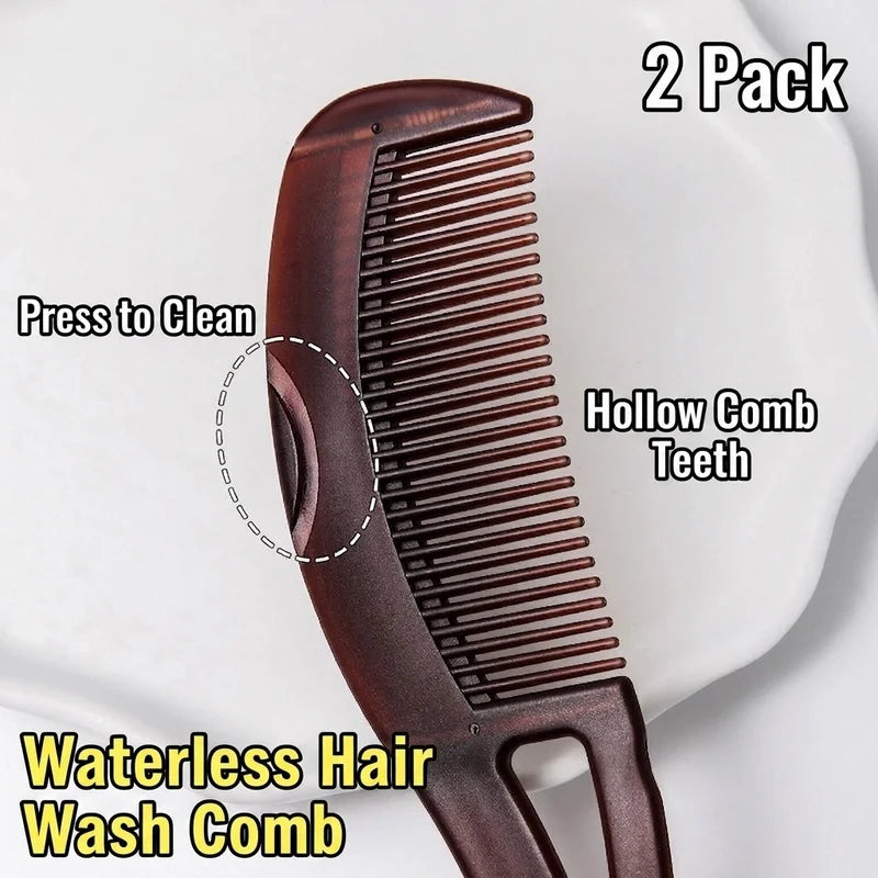 Self-Cleaning Scalp Comb – Anti-Static Dandruff Oil Removal