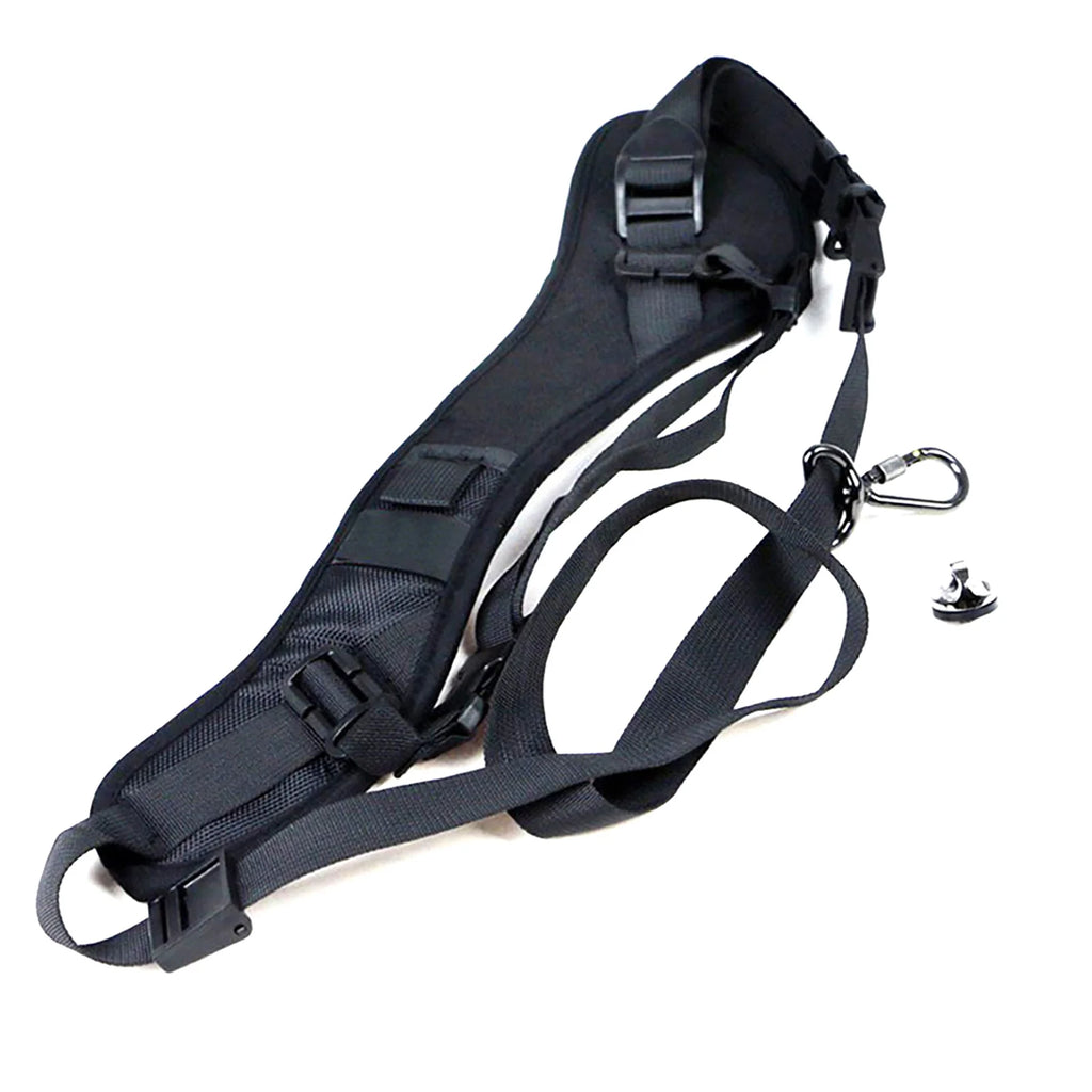 Camera Sling Strap with Safety Tether – Padded DSLR Shoulder Strap