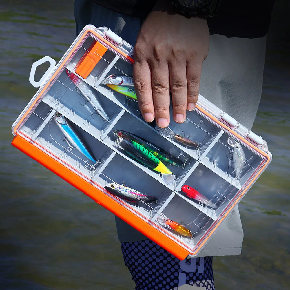 Waterproof Fishing Tackle Box with Removable Dividers | VIBE