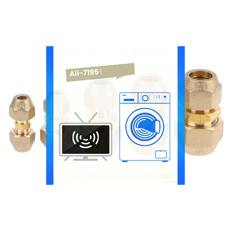 Brass 45° Flare Reducer Coupling Pipe Fitting | Gas & Plumbing
