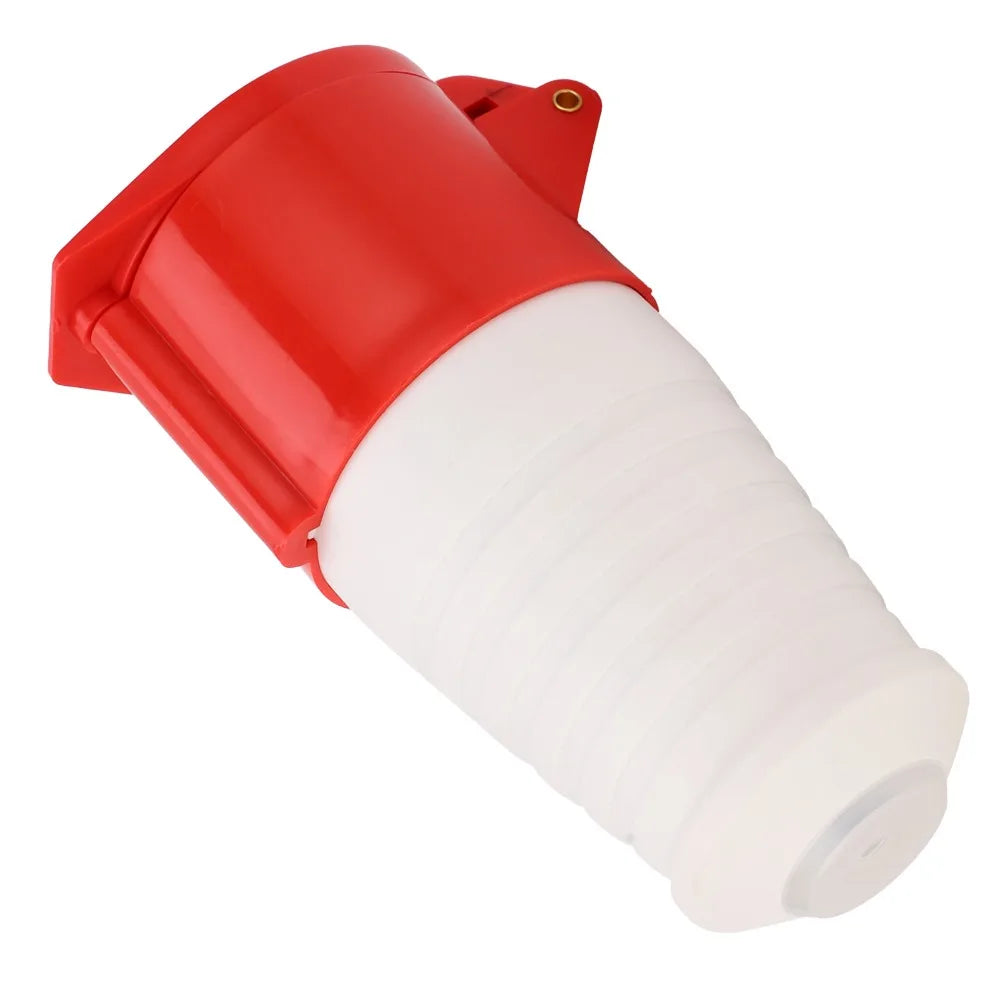 32A 3-Phase Industrial Plug & Coupler 5-Pin IP44 Waterproof Kit