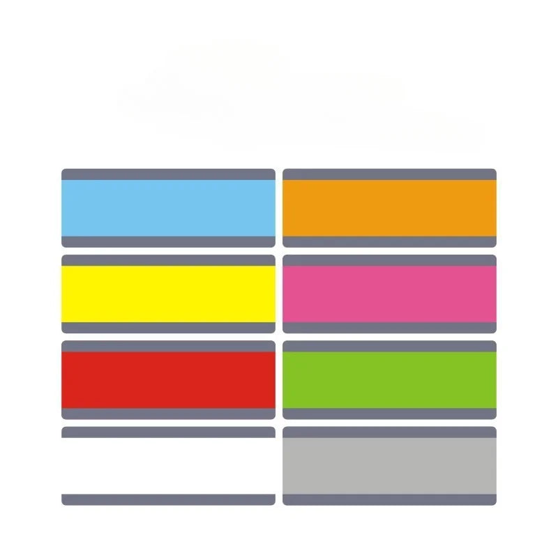 8-Pack Color Overlay Reading Strips & Line Tracker Bookmarks