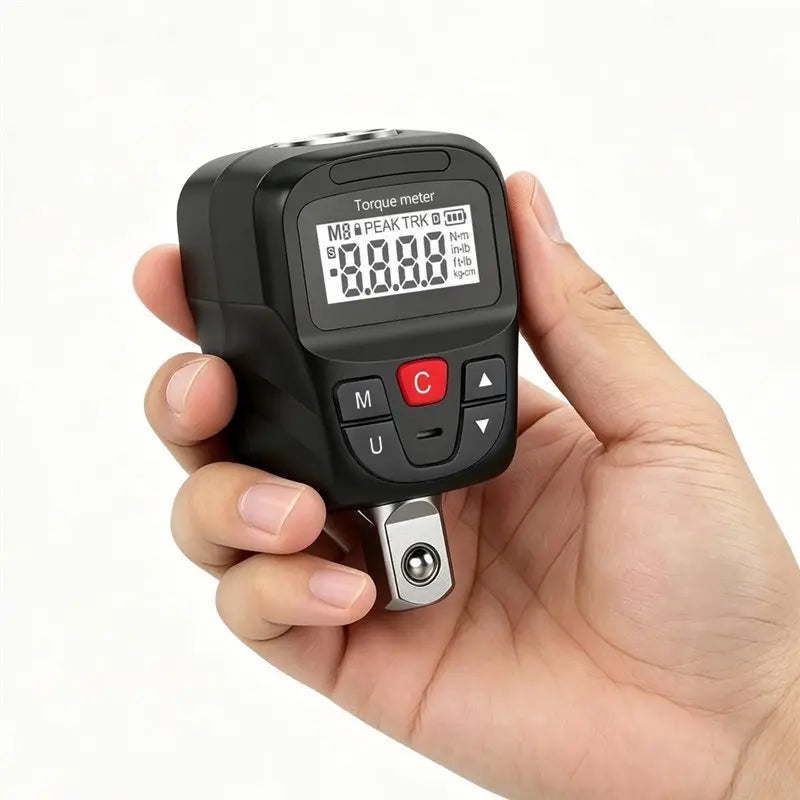 Digital Torque Tester 17–340 Nm Electronic Wrench Meter Adapter