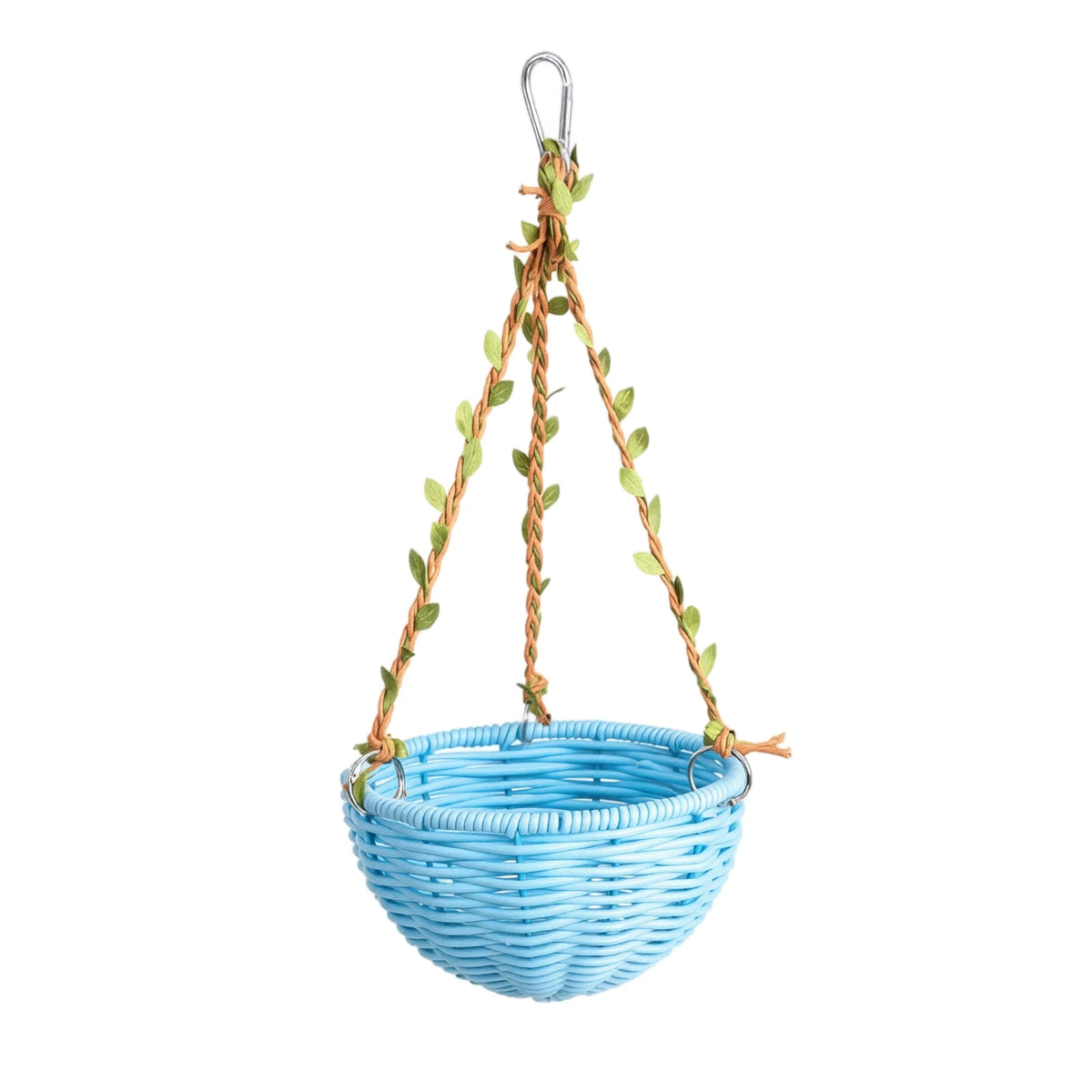 Handwoven Rattan Bird Nest Hut – Hanging Sleep Pod for Parrots