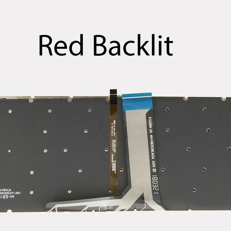Red Backlit Keyboard for MSI Alpha 15 Bravo 17 – Multi-Language