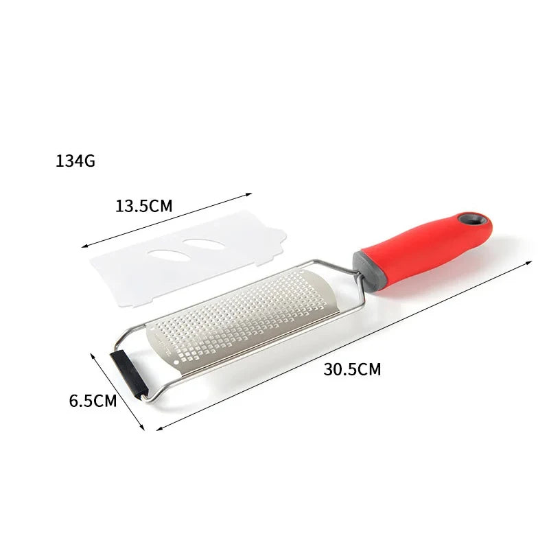 Stainless Steel Cheese Grater & Lemon Zester – Multi-Use Tool