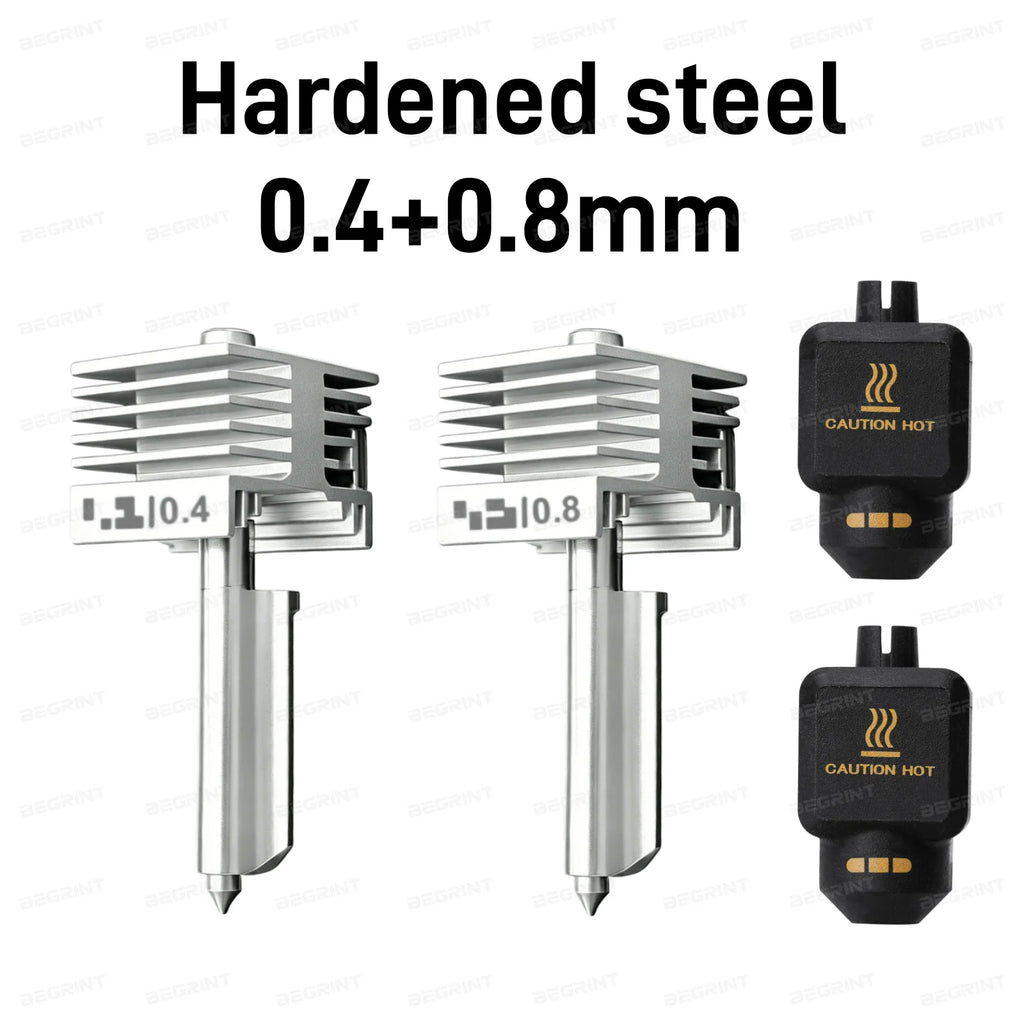 Bambu Lab X2D P2S Integrated Hotend Assembly – Hardened Steel