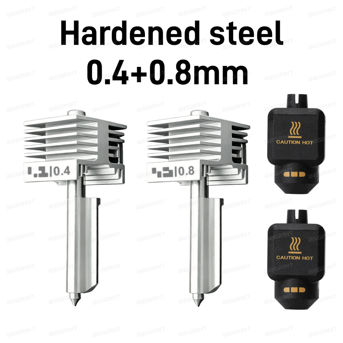 Bambu Lab X2D P2S Integrated Hotend Assembly – Hardened Steel