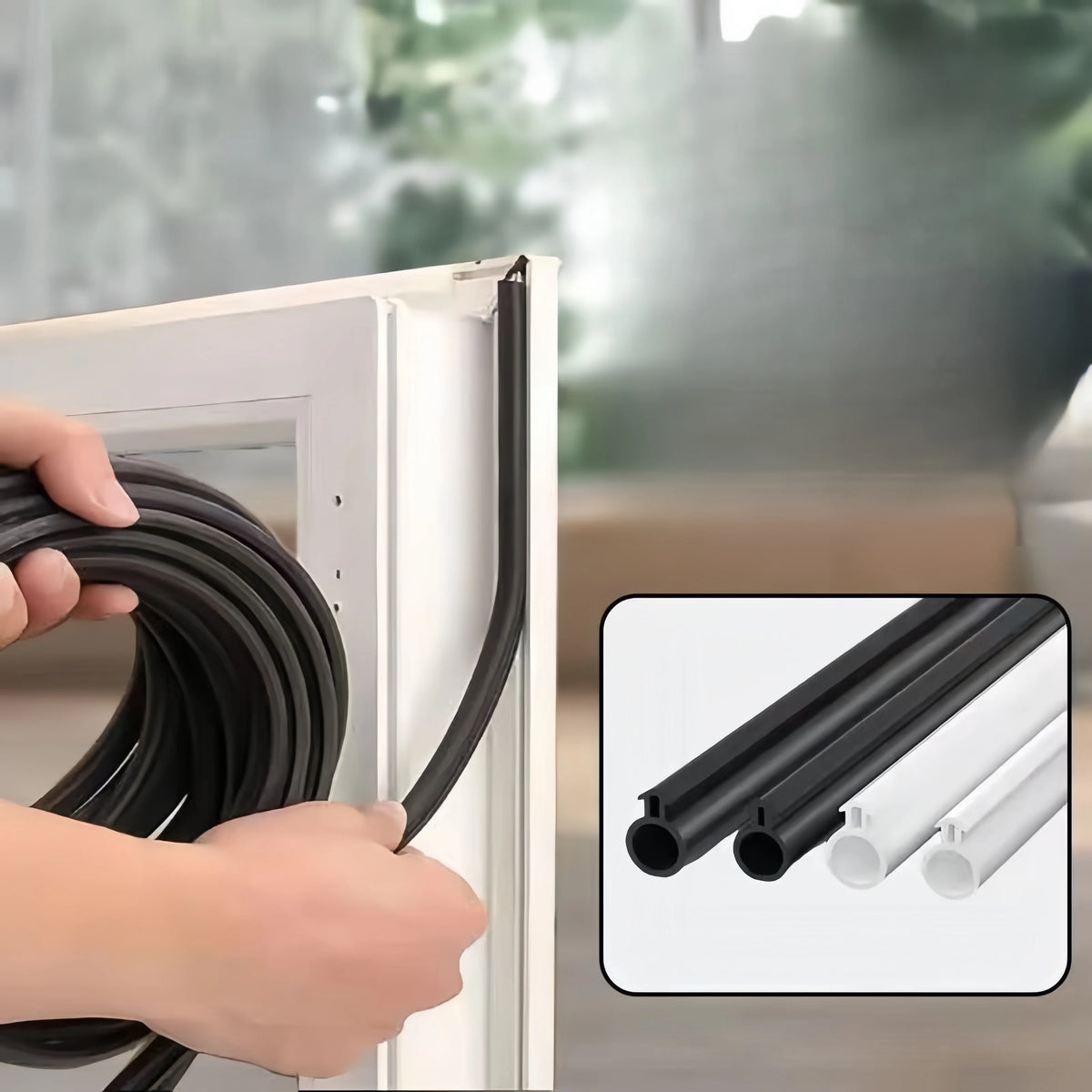 O-Shape Rubber Weatherstrip Door & Window Seal Strip