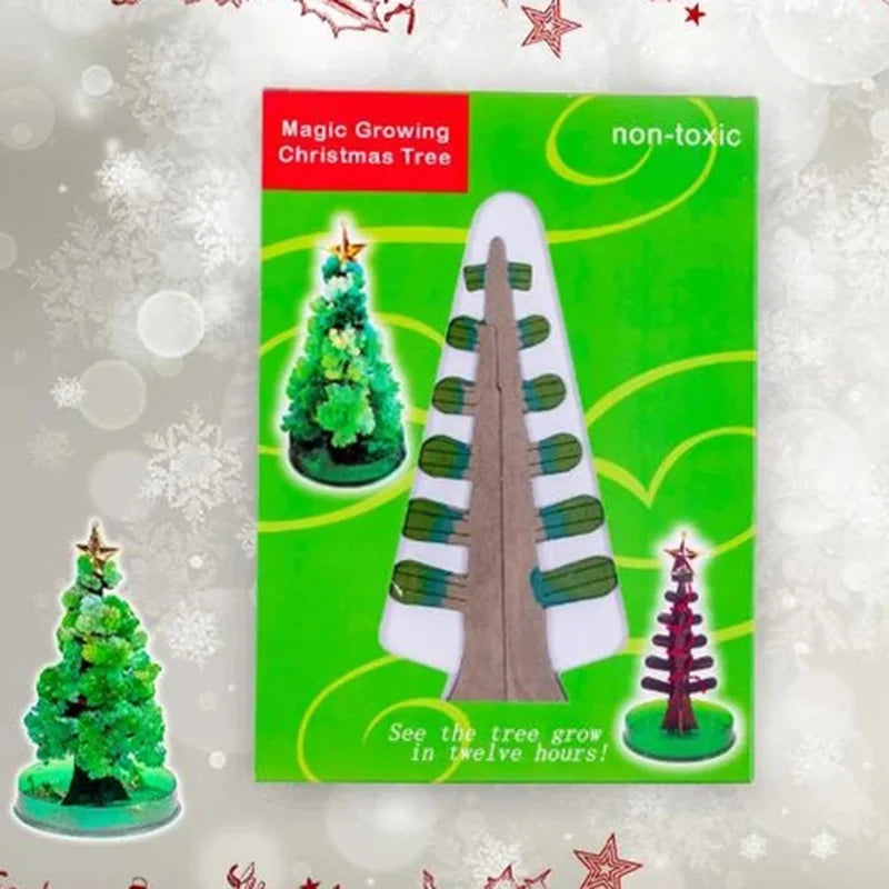 Growing Crystal Christmas Tree DIY Science Toy – 1 or 2 Pack