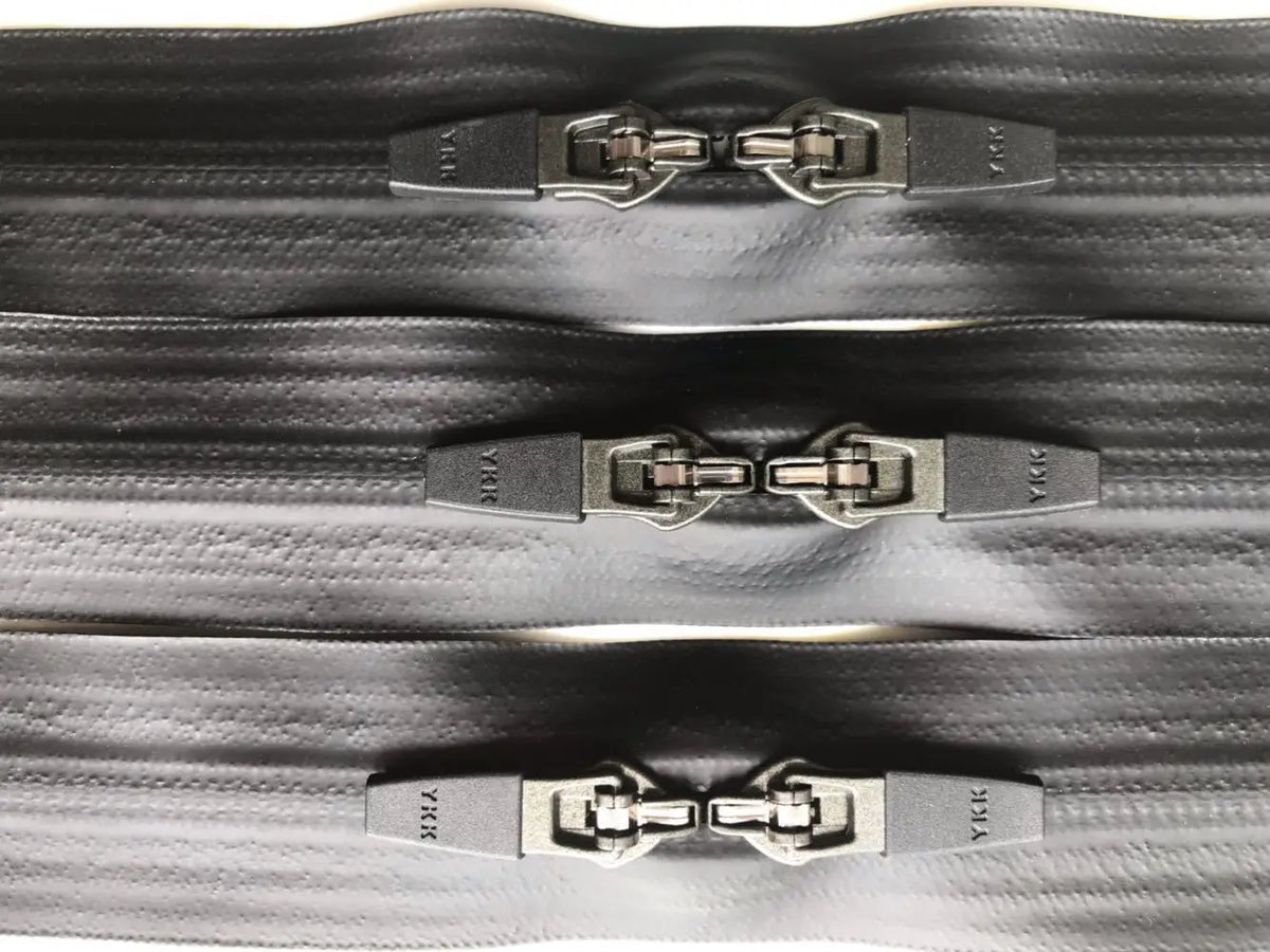 YKK T10 Waterproof No.5 Black Matte Zipper 100cm–300cm