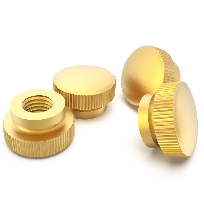 GB806 Brass Knurled Thumb Nut Copper Step Hand Tighten M3–M10