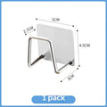Self-Adhesive Stainless Steel Sink Sponge Rack & Hook