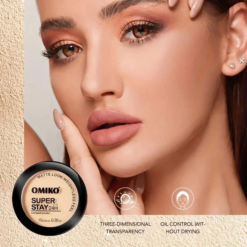 OREADEX Full Coverage Pressed Powder – Waterproof Oil Control