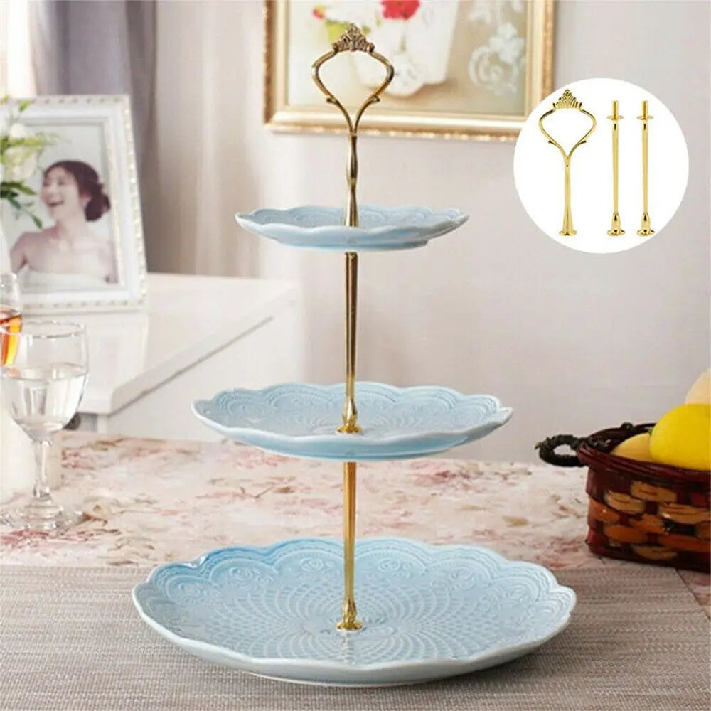 Metal Cake Stand Fittings – 2 or 3 Tier DIY Cupcake Stand Kit