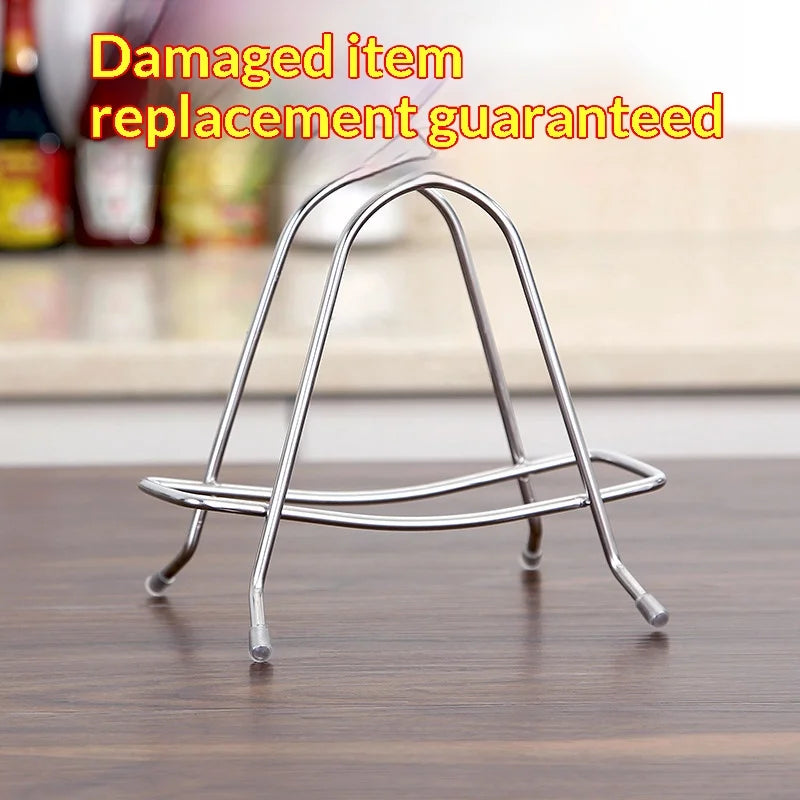 Stainless Steel Pot Lid & Cutting Board Holder Kitchen Rack