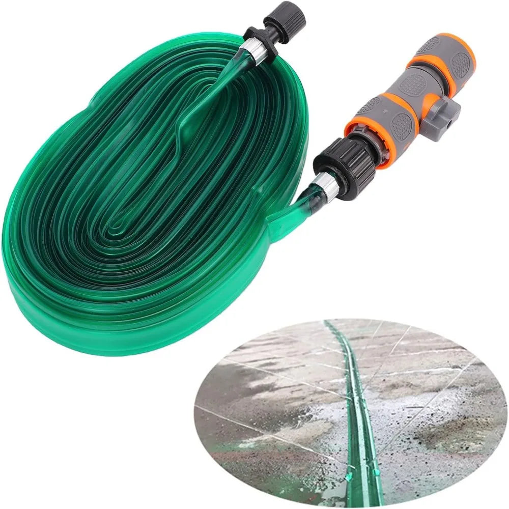 15M Flexible PVC Garden Hose with Dual Quick Connect Fitting