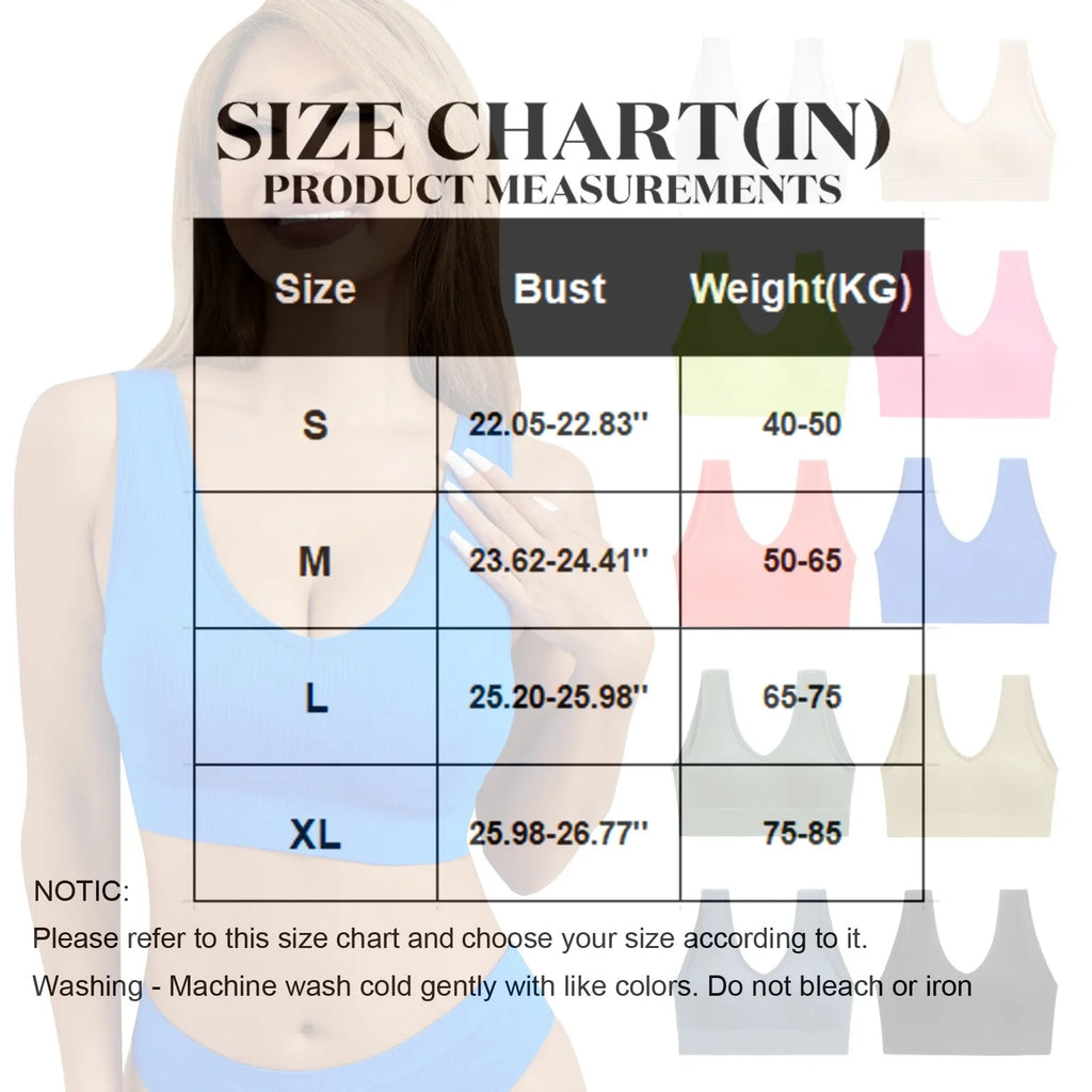 Women's Padded Y-Back Sports Bra – Yoga & Gym Workout Top