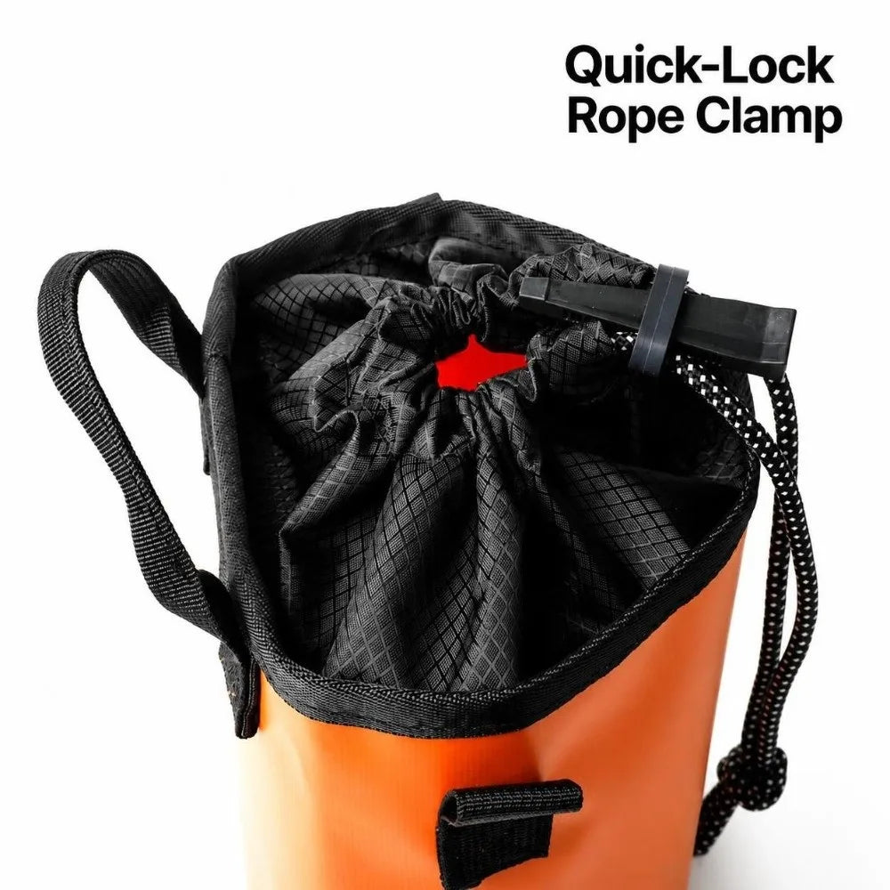 500D PVC Mesh 5L Waist Tool Bag | Wear-Resistant Hanging Loop