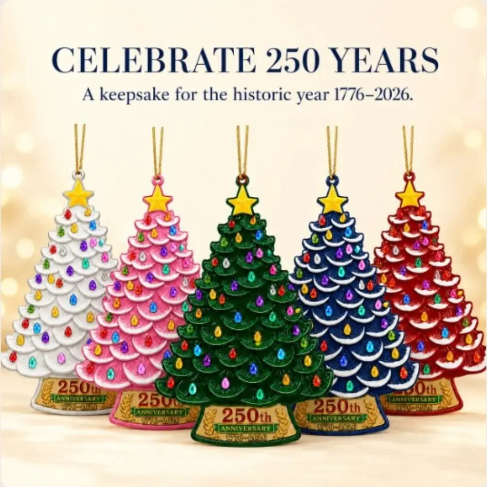 2D Flat Acrylic Christmas Tree Ornaments – Outdoor Rated