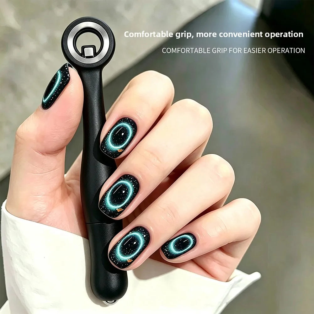Dual-Ended Cat Eye Nail Magnet Wand – 3D 5D 9D DIY Art Tool