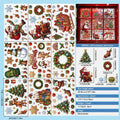 Christmas Snowflake Window Stickers – 9-Sheet Removable Xmas Decals