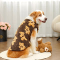 Winter Fleece Bear Pattern Dog Vest – XS to 9XL | Pet Sweater