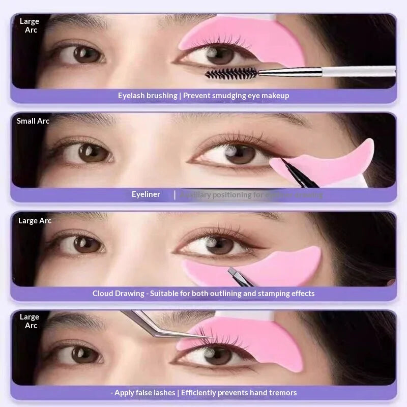 Silicone Eye Makeup Helper – Mascara Shield & Eyeliner Stencil