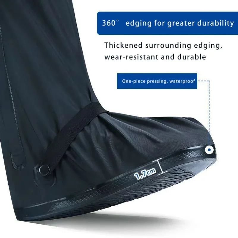 Waterproof Non-Slip Shoe Covers – Unisex Outdoor Rain Overshoes