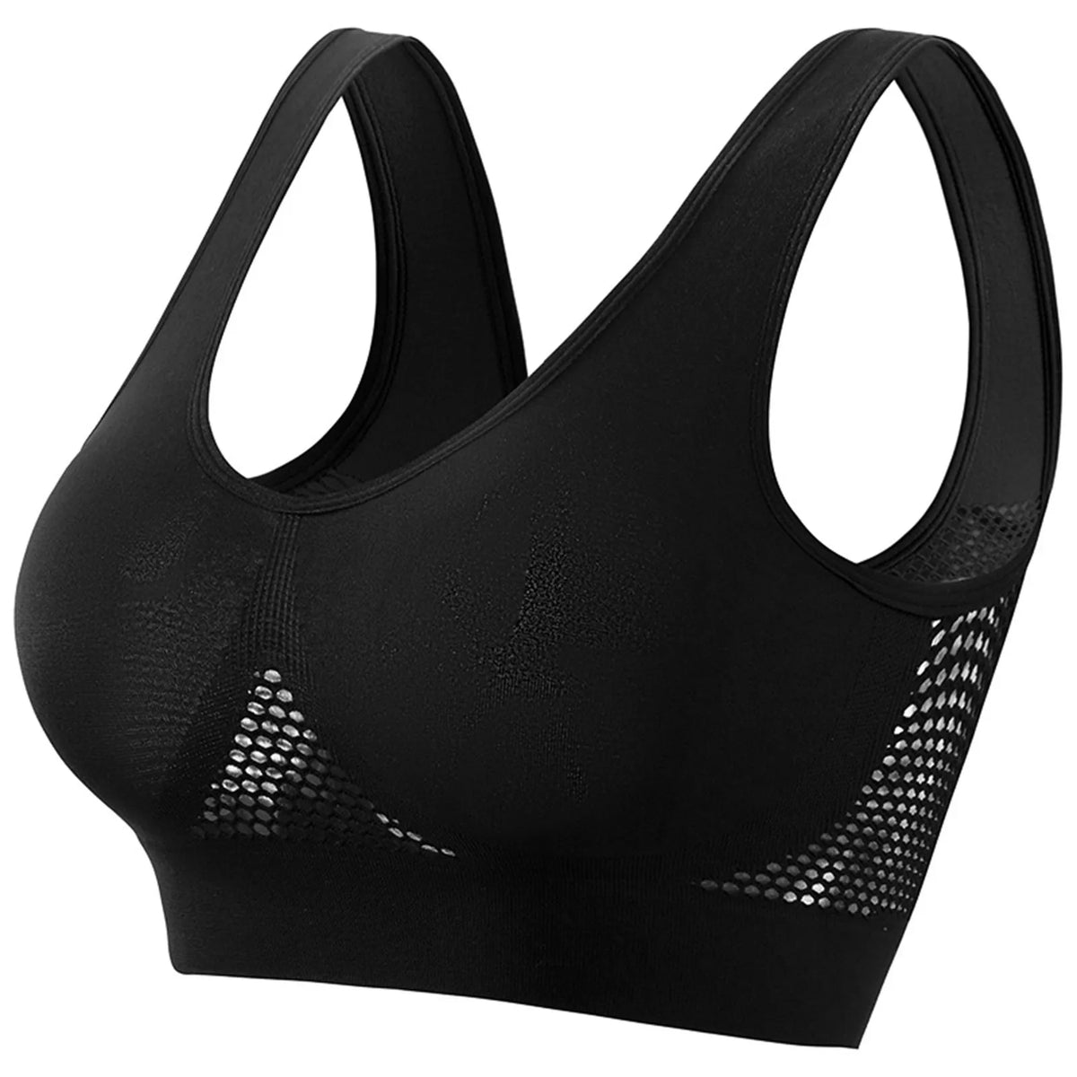 Women's Seamless Breathable Sports Bra – Removable Padded