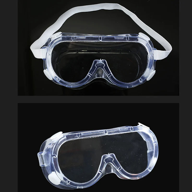 Safety Goggles Over Glasses – Clear Scratch-Resistant Lenses
