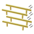 16-Pack Gold Stainless Steel Resin Tray Handles + Screws