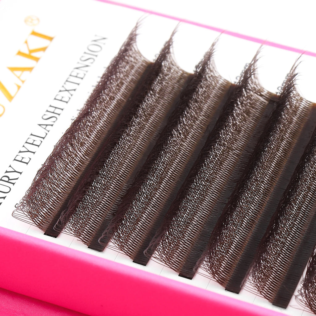 XIUSUZAKI 5D W Shape Premade Fan Lash Extensions – Black Brown