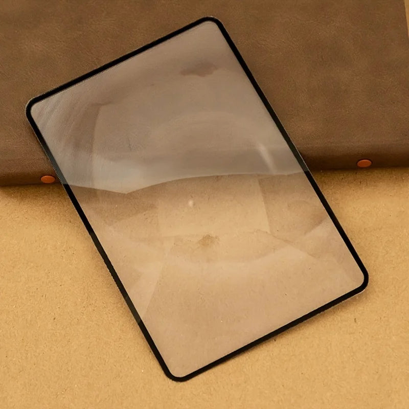 Ultra-Thin Transparent Magnifying Glass for Reading