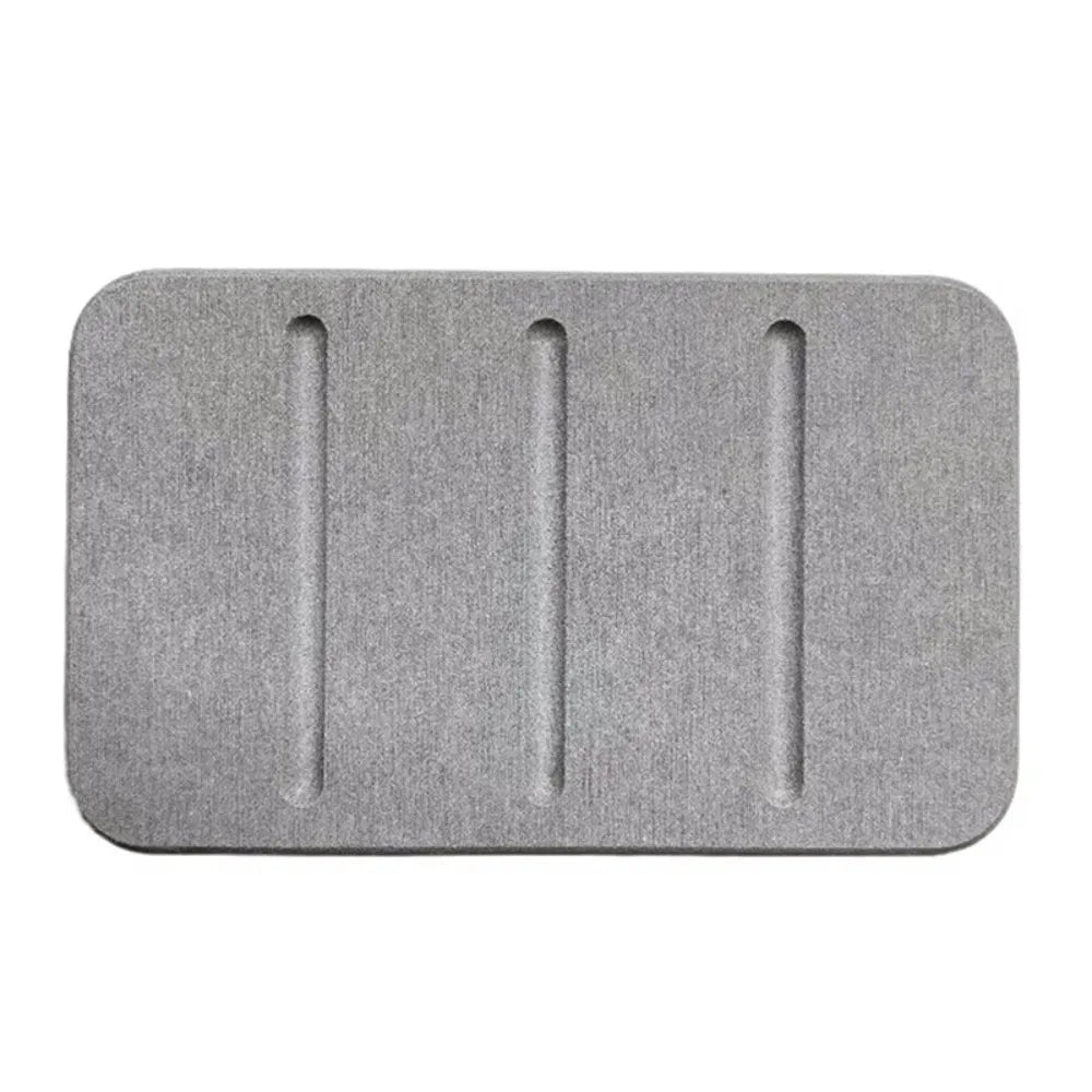 Diatomaceous Earth Soap Dish – Quick-Dry Self-Draining Holder
