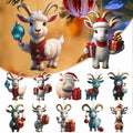 Cute Cartoon Goat Christmas Tree Hanging Ornament