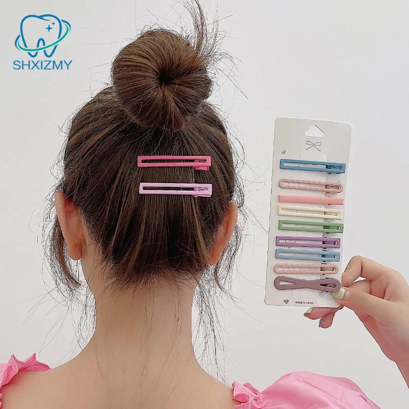Colorful Duck Beak Hair Clips Set 7/10/11 Pcs Barrettes