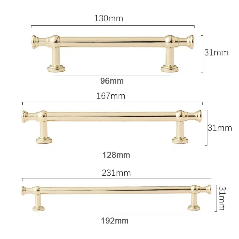 Zinc Alloy Cabinet Bar Pulls – Long Drawer Handles