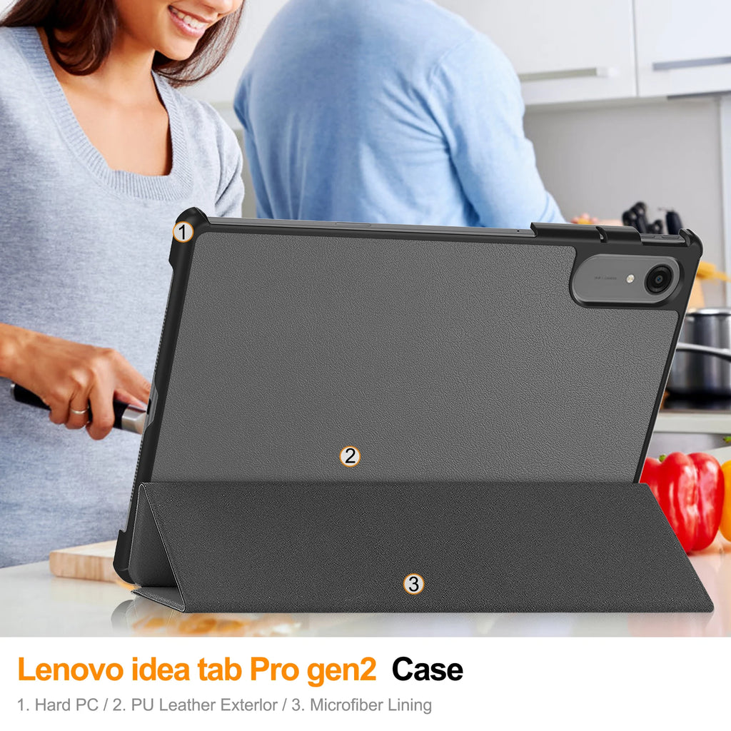 Lenovo IdeaTab Pro Gen 2 TB390FU 13" Tri-Fold PU Case