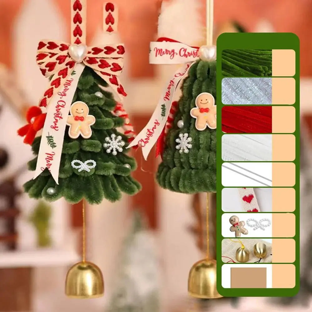 DIY Christmas Bell Pendant Craft Kit – Plush Xmas Ornament