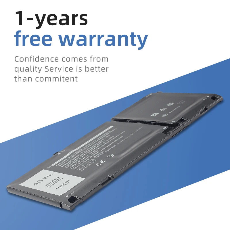 SUOZHAN JK6Y6 Dell Battery Latitude 3410 3510 Vostro 11.25V 40Wh