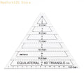 60° Equilateral Triangle Quilting Ruler – Sewing Template Tool